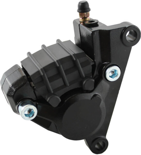 Bremssattel vorne komplett mit Belägen in schwarz für MZ ETZ 125-301